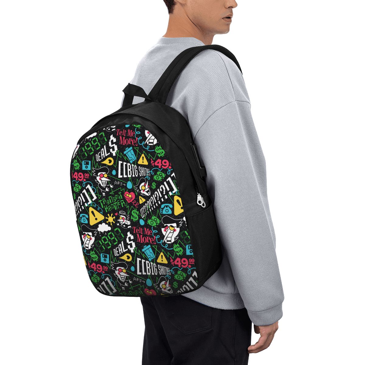 Backpacks - Deltarune SPAMTON G Backpack Travel Notebook