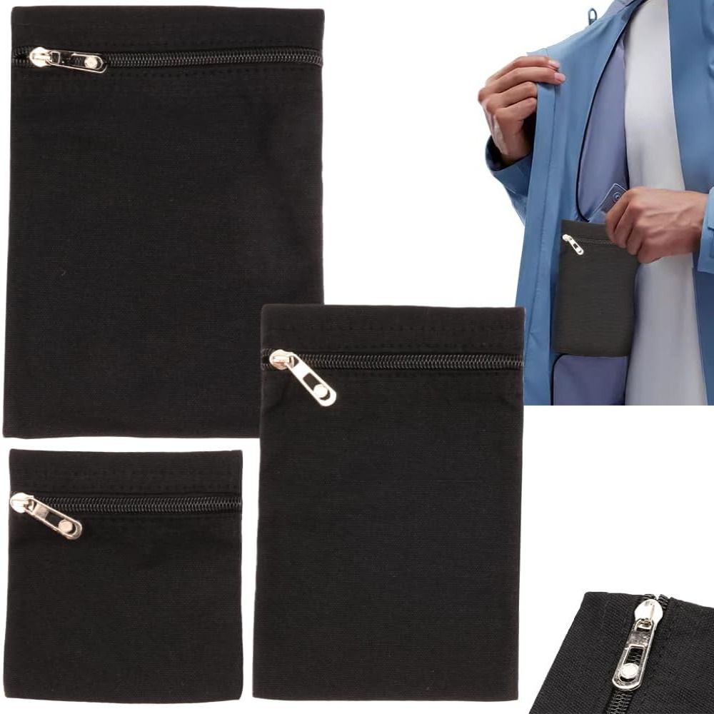 Wallets - Travel Wallet Pouch Sew-in Side Hidden