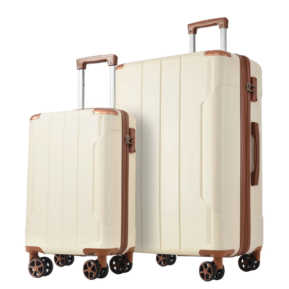 Expandable Hard Shell Luggage Set - Hardshell ABS Luggage Sets 2 Piece