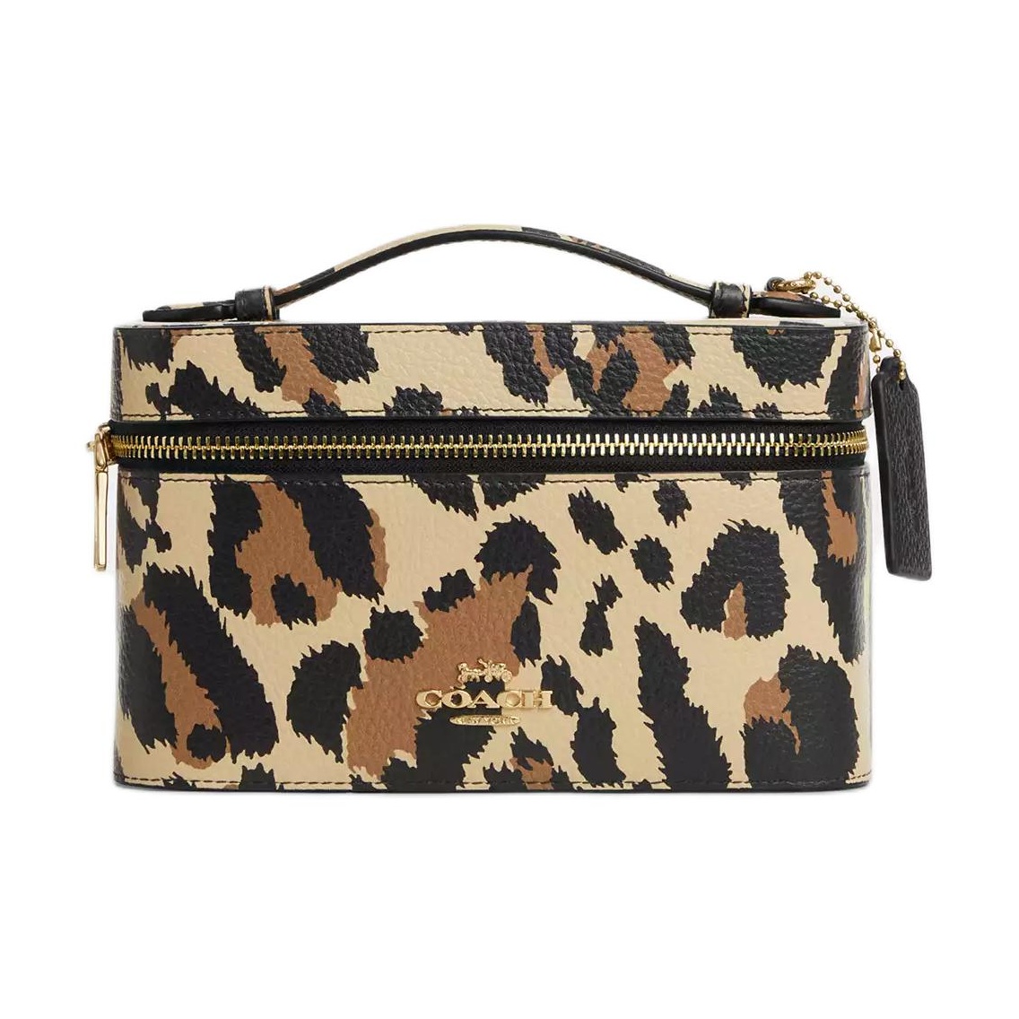 Cosmetic Bags - COACH Cosmetic Pebbled Leather Makeup Bag