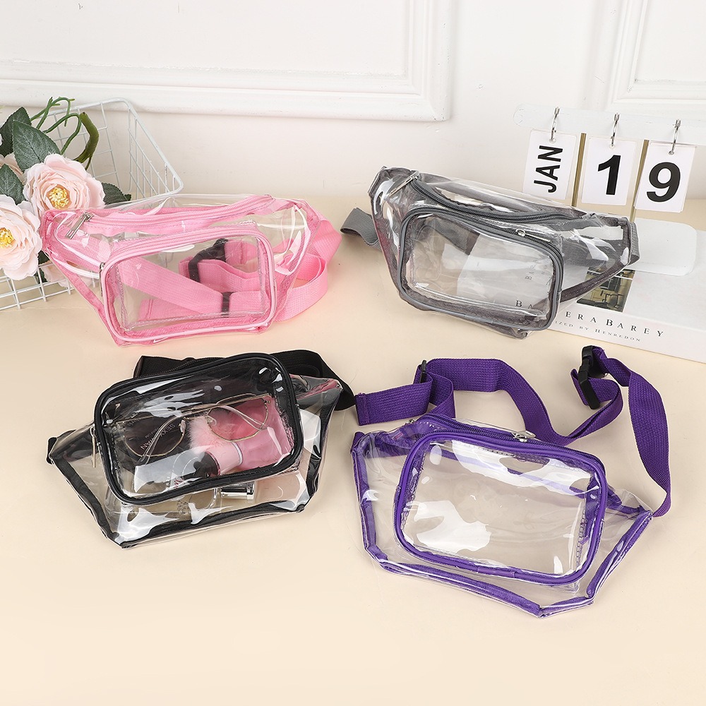 Handbags - Clear Fanny Pack Transparent PVC Multi