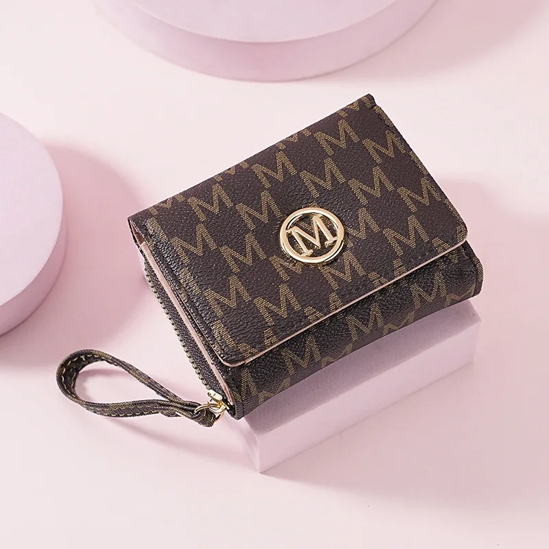 Threefold Zipper Wallet with L - Wallets review and price