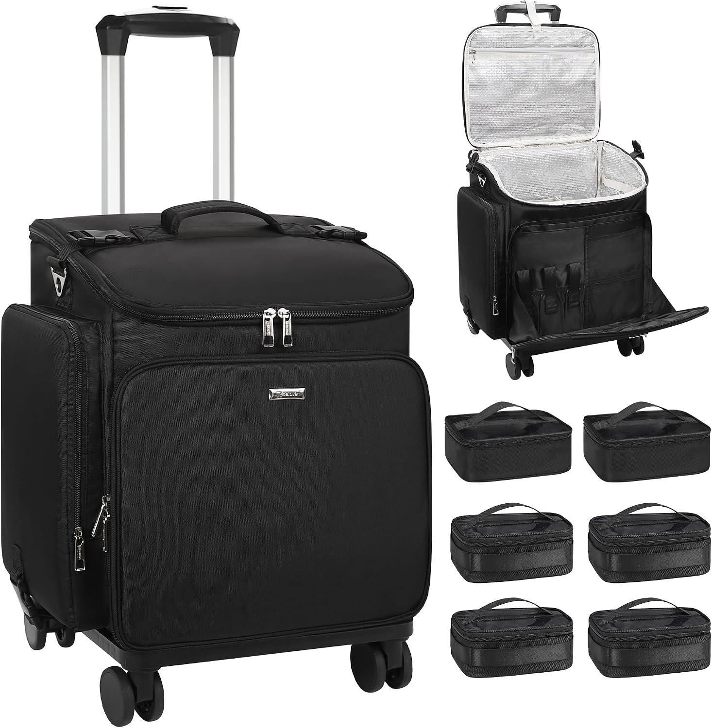 Rolling Makeup Case Hair Tools - Travel Bags review and price
