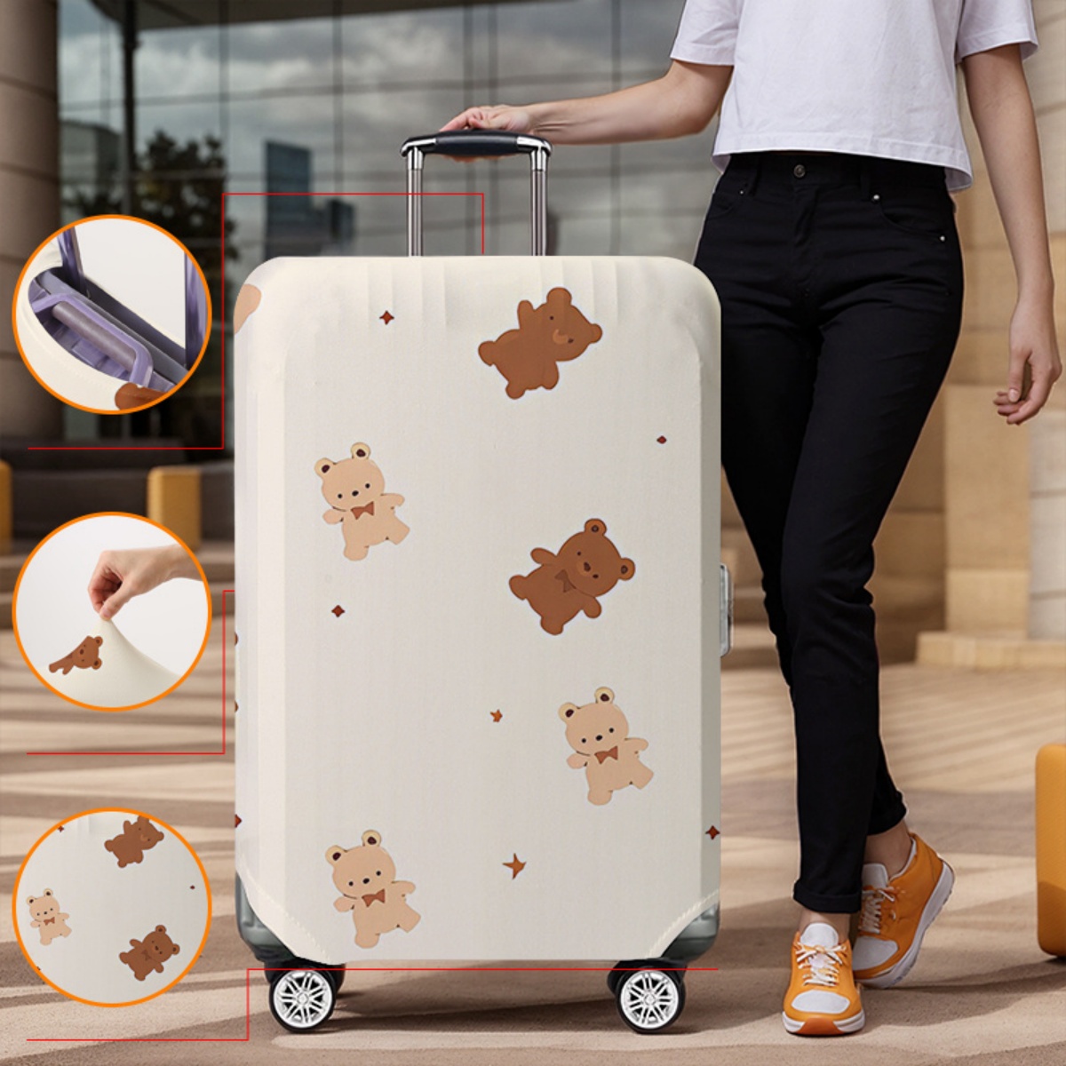 Luggage Cover Protector Elasti - Waterproof Suitcase Cover Protector review and price