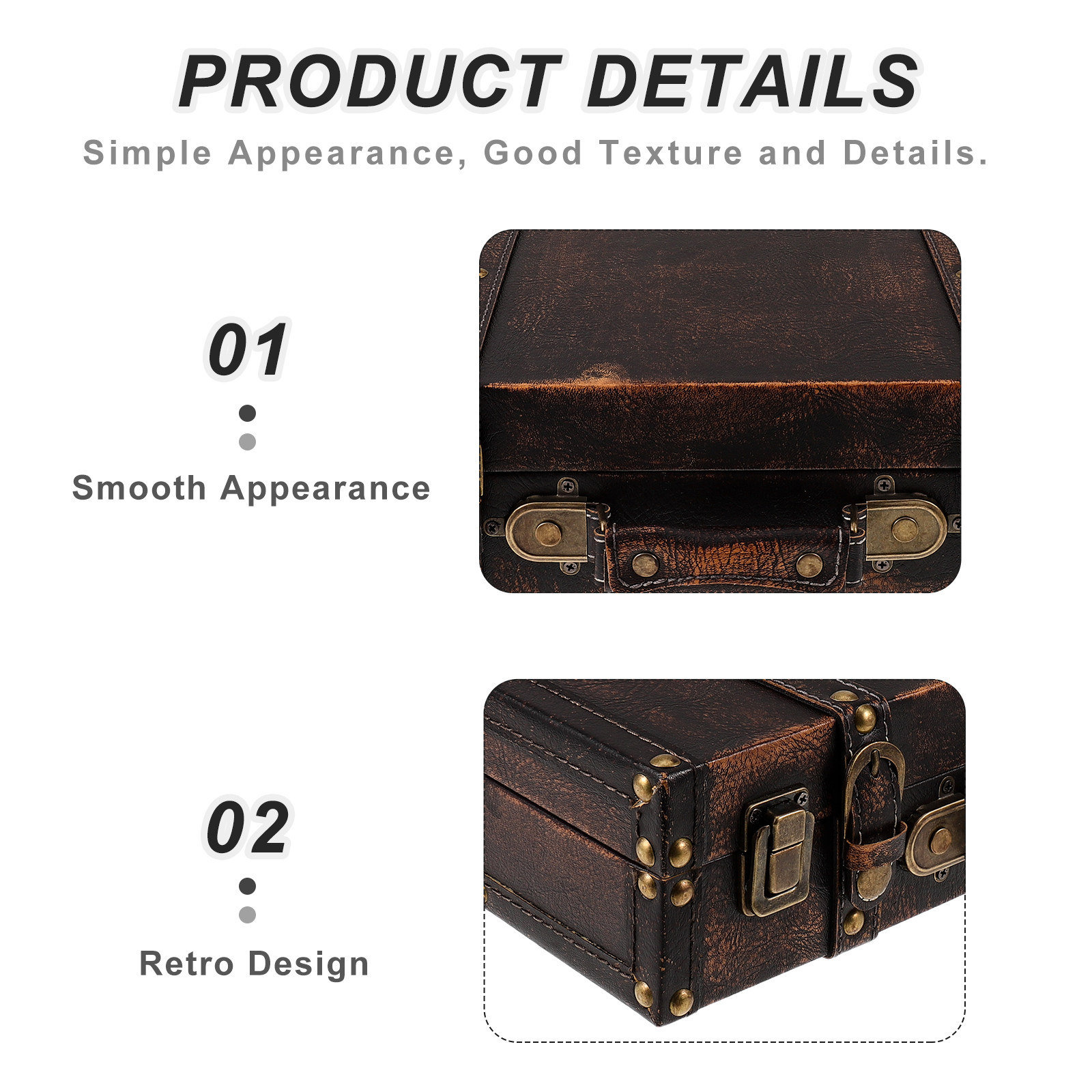 Vintage Suitcase Photo Prop Wo - Retro Vintage Trunk Suitcase review and price