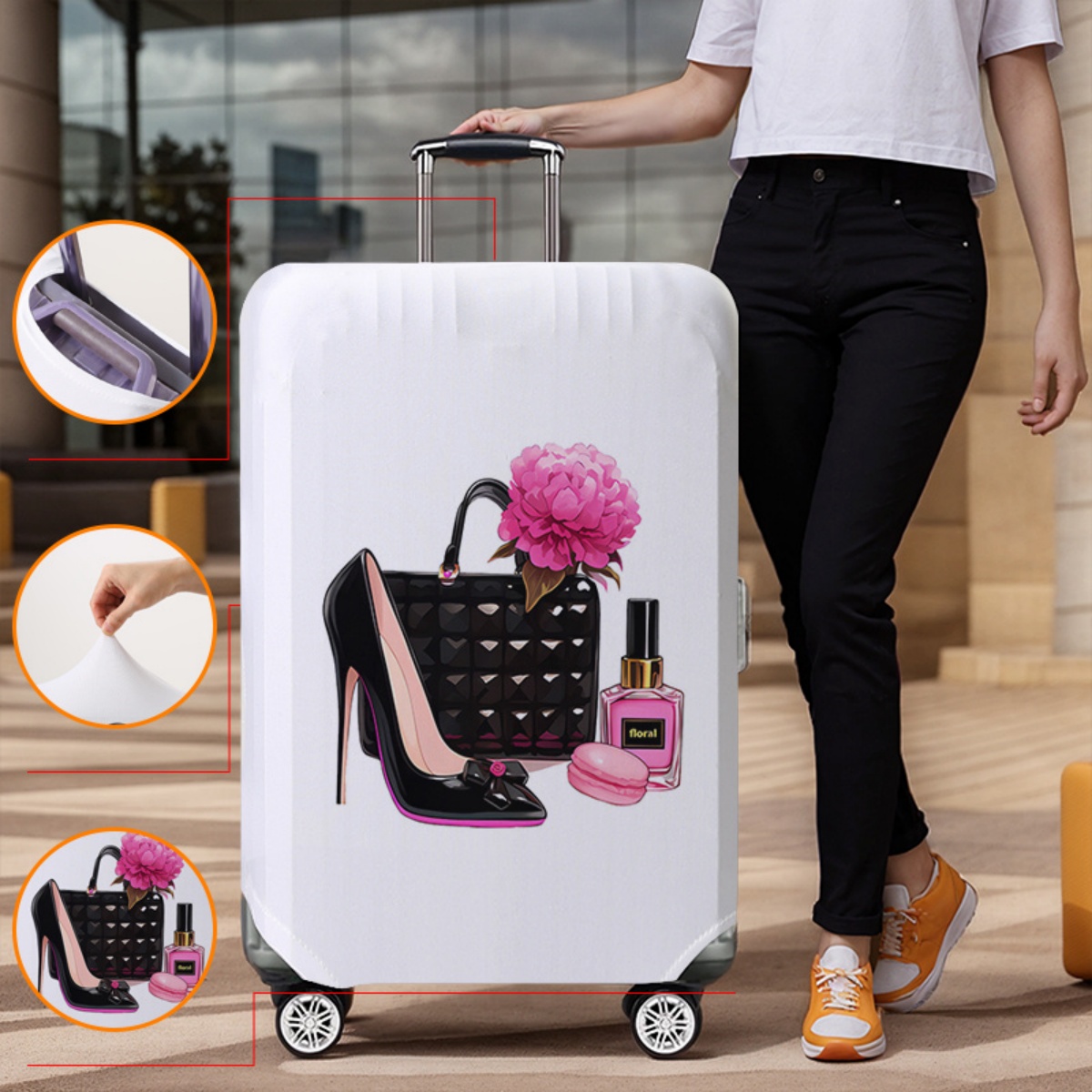 Luggage Cover Protector Elasti - Waterproof Suitcase Cover Protector review and price