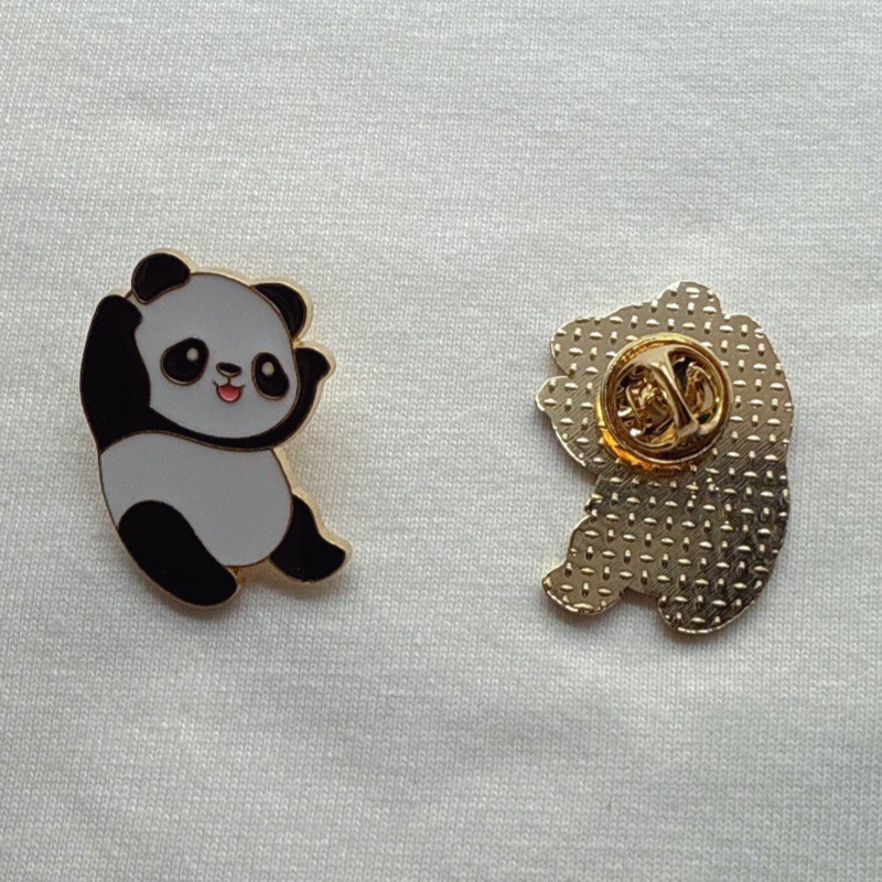 6pcs Cartoon China Panda Badge - Backpacks review and price