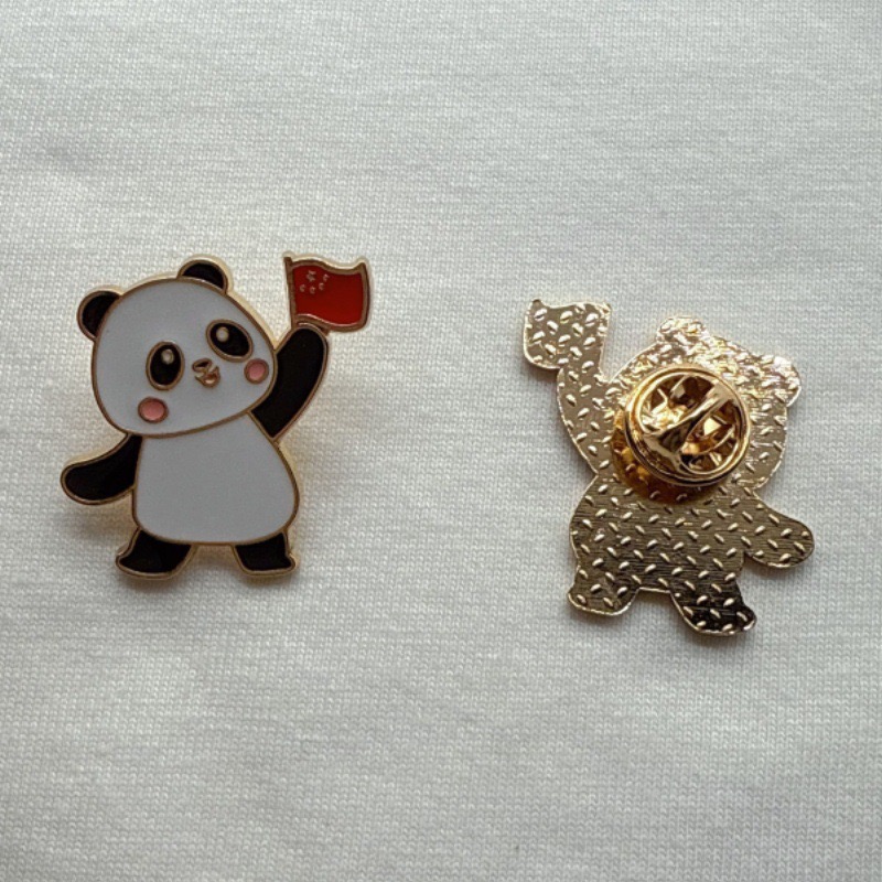 6pcs Cartoon China Panda Badge - Backpacks review and price
