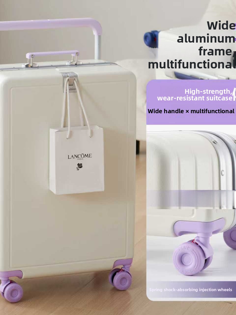 New Large Capacity Aluminum Fr - Aluminum Frame Carry On Luggage review and price