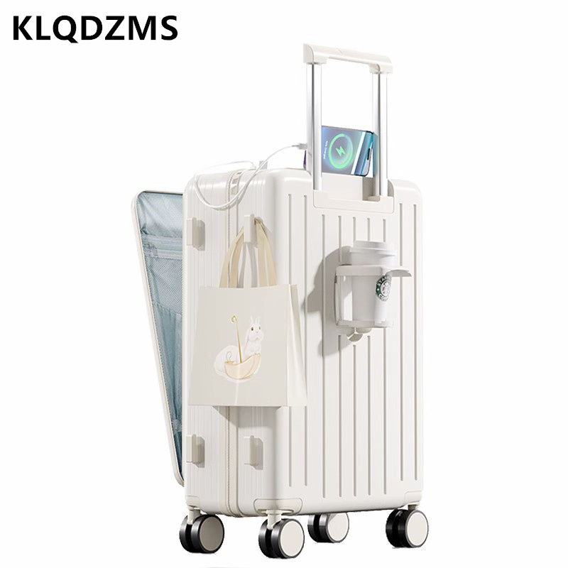 KLQDZMS High Quality Suitcase  - Front Opening Laptop Luggage 24 Inch review and price