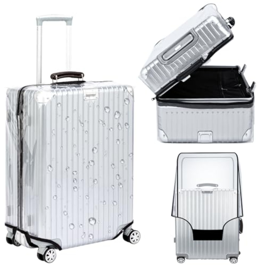 Veki Clear Suitcase Cover PVC  - Luggage Protective Cover Transparent review and price