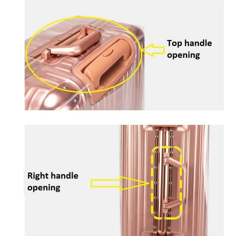 Waterproof Wheeled Suitcase Du - Luggage Protective Cover Transparent review and price
