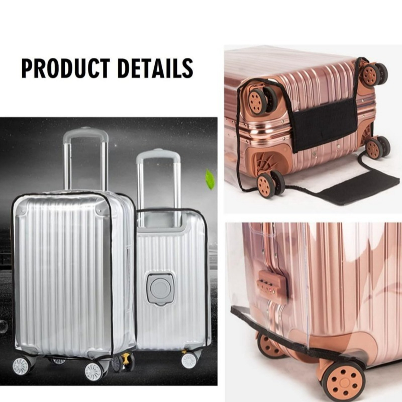 Waterproof Wheeled Suitcase Du - Luggage Protective Cover Transparent review and price