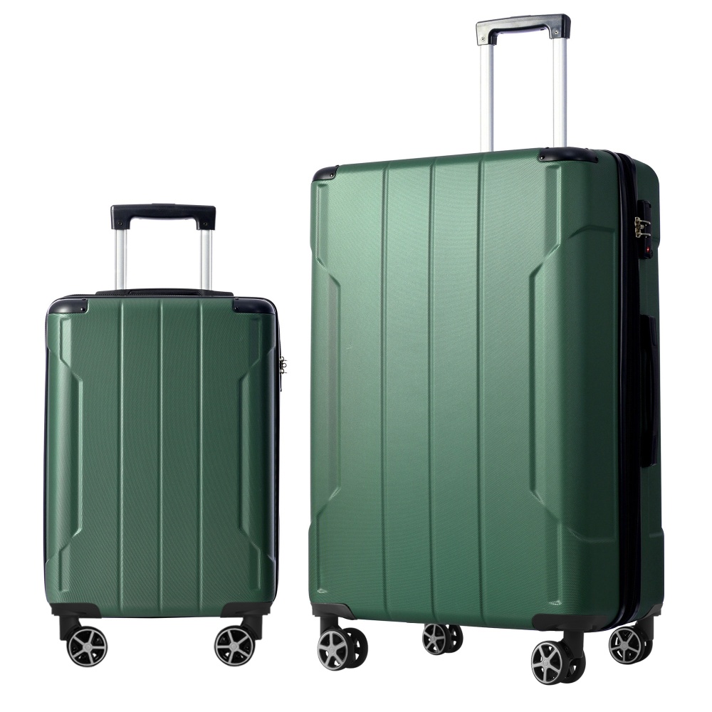 2 Piece Expandable Hardshell A - Expandable Hard Shell Luggage Set review and price