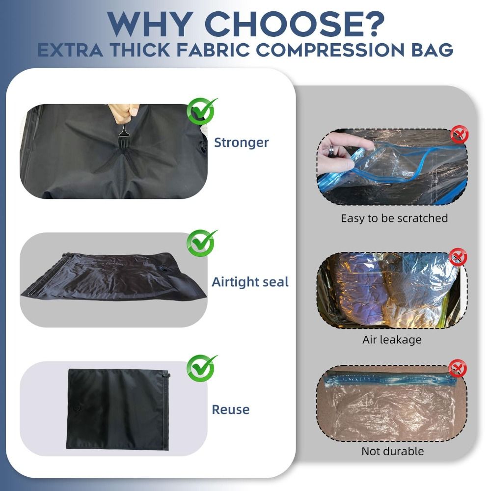 Reusable Hand Roll Vacuum Bags - Luggage review and price