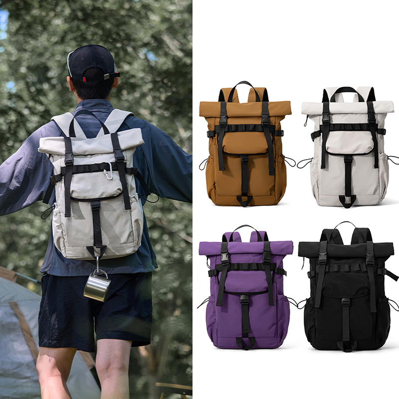 New Men's roll mouth expandabl - Foldable Rolling Luggage Bag review and price