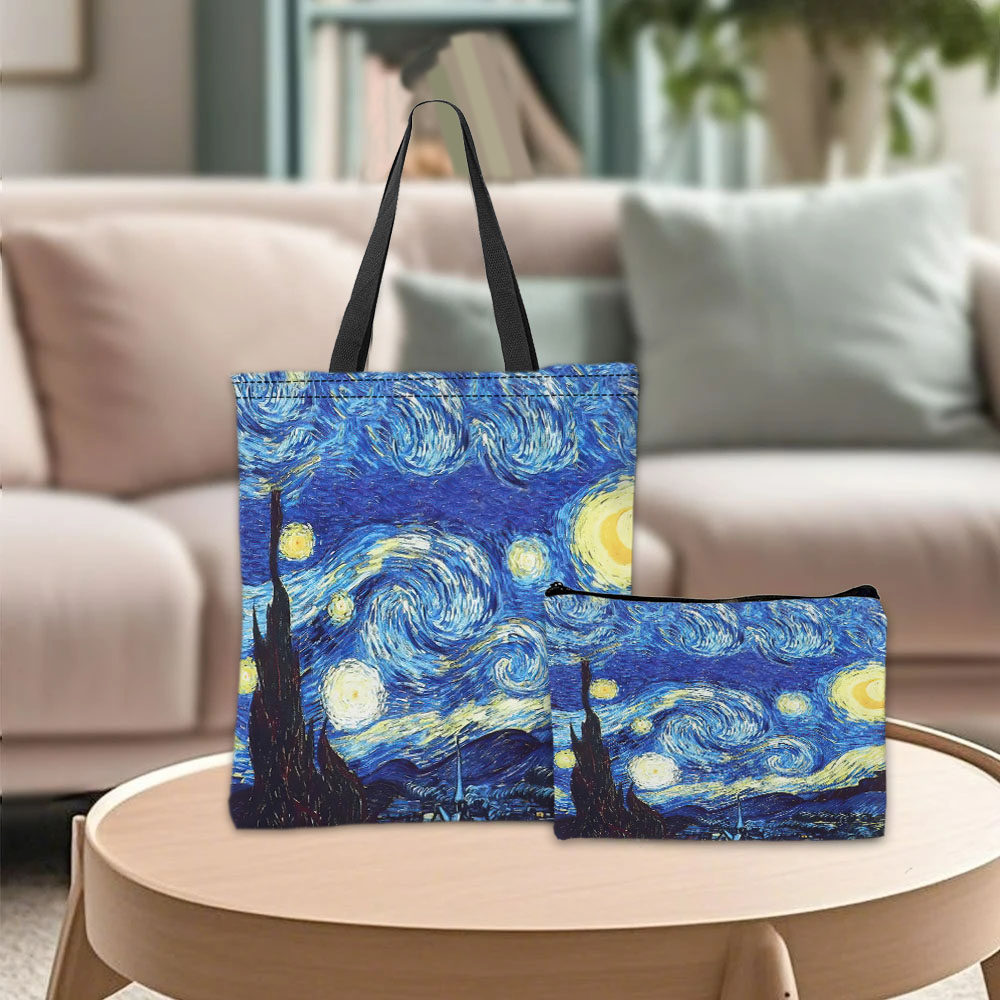 Van Gogh Series Tote Bag Cosme - Cosmetic Bags review and price