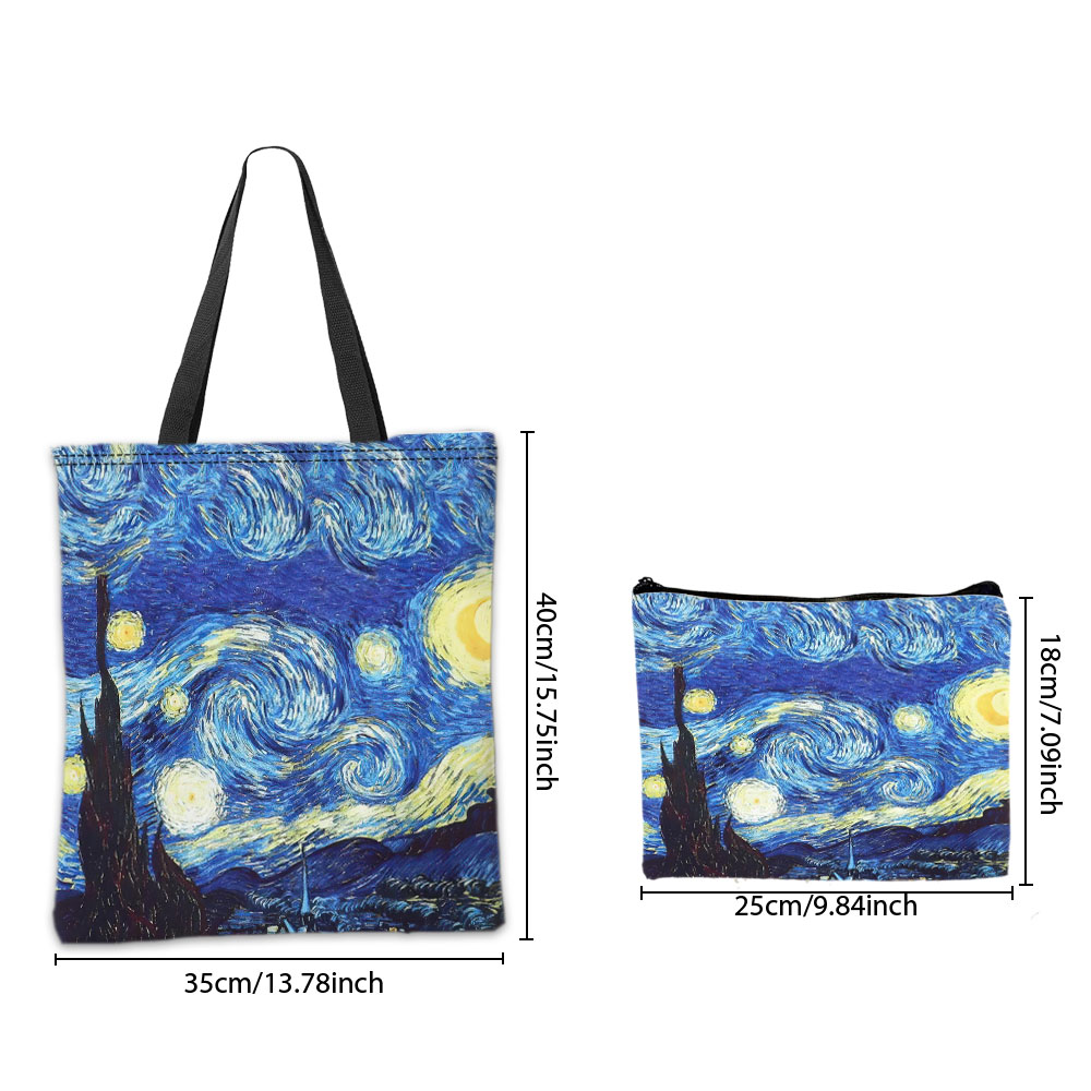 Van Gogh Series Tote Bag Cosme - Cosmetic Bags review and price