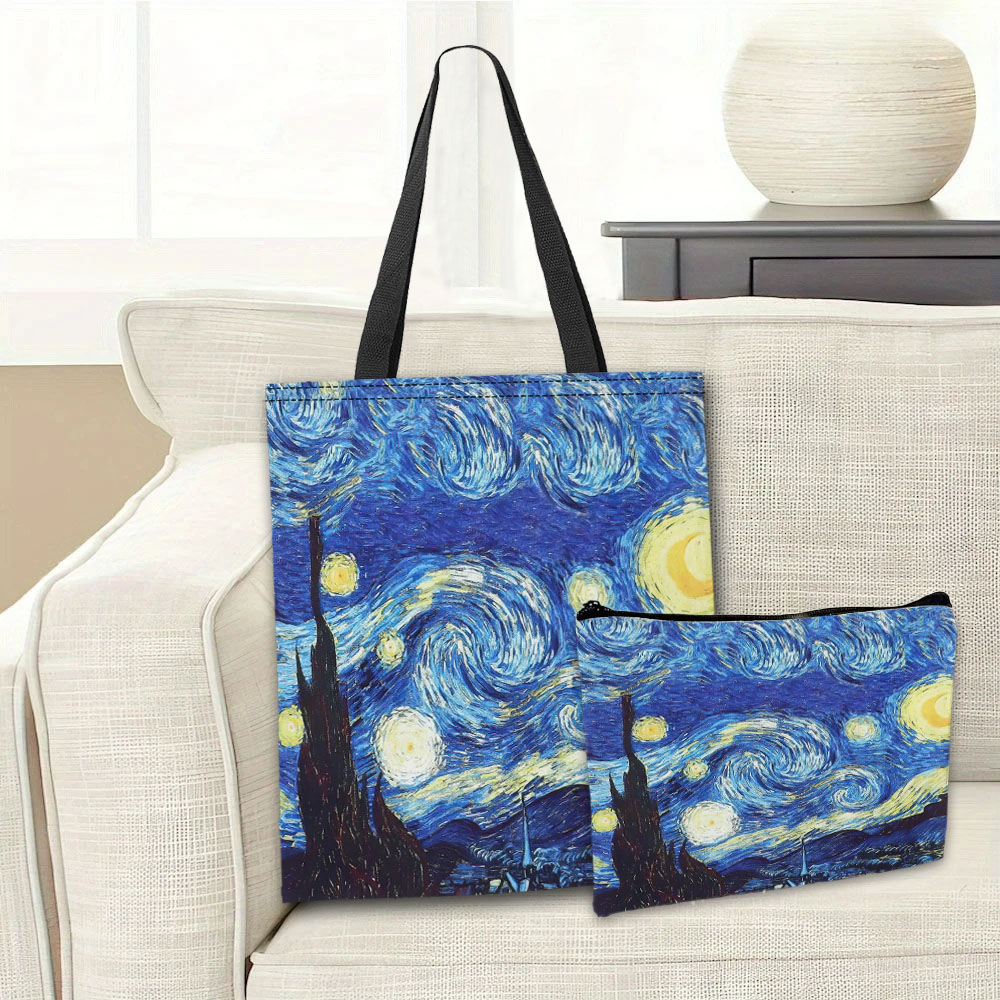Van Gogh Series Tote Bag Cosme - Cosmetic Bags review and price