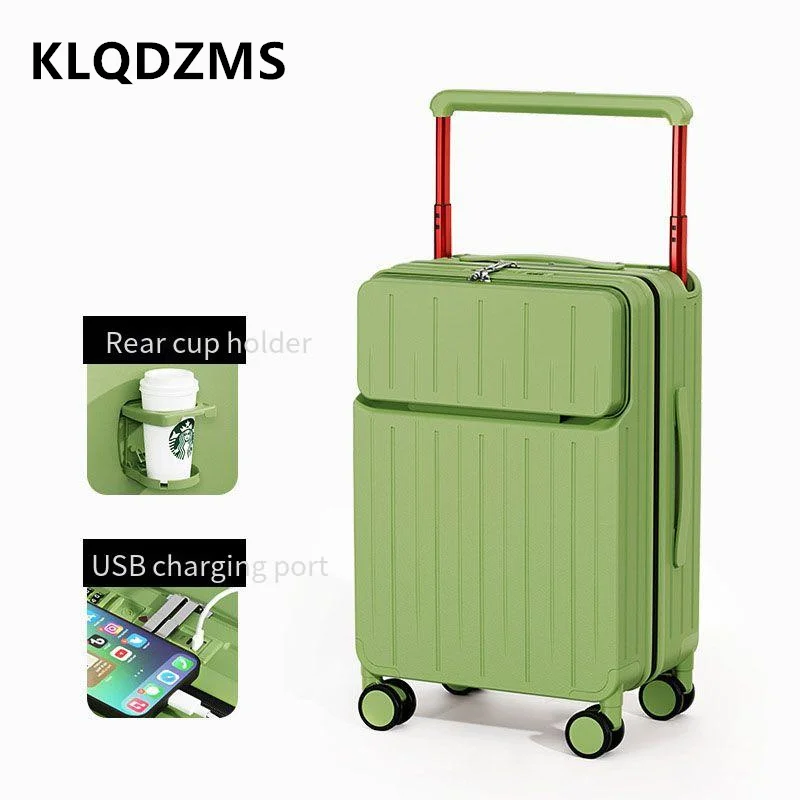 KLQDZMS Front Opening Suitcase - Front Opening Laptop Luggage 24 Inch review and price