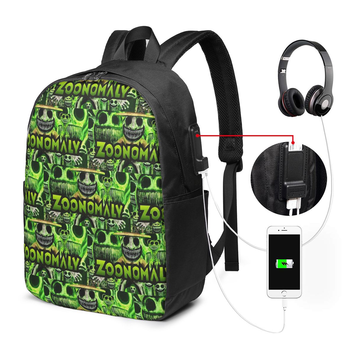 Zoonomaly Cartoon Steam Game B - Travel Bags review and price