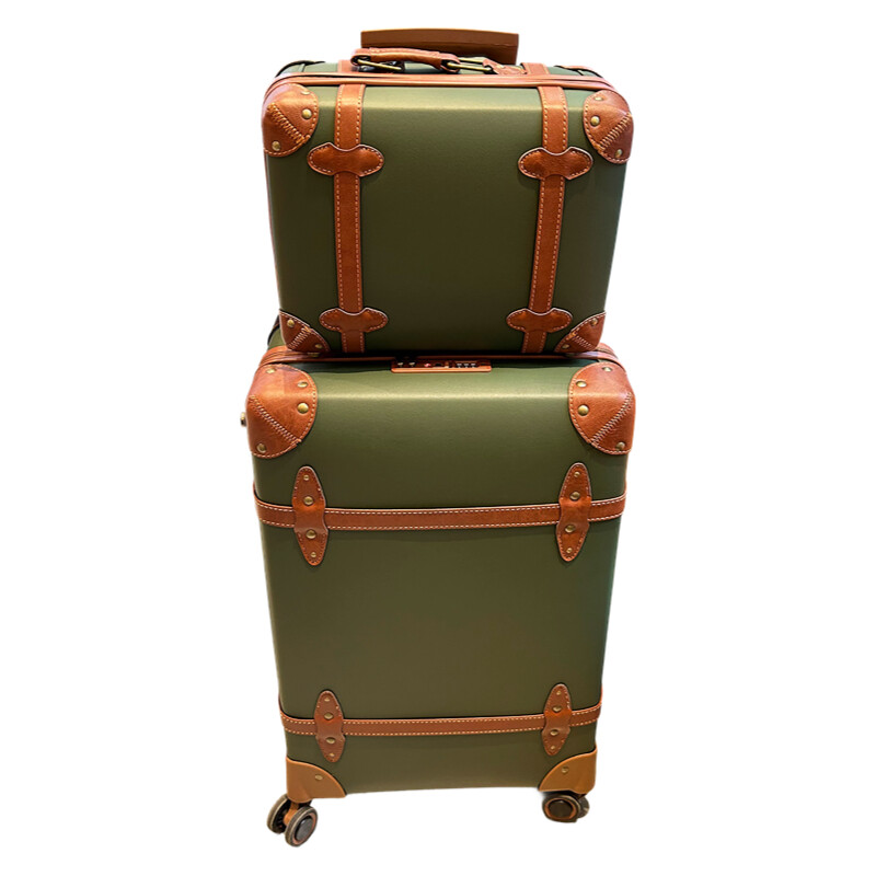 Vintage PU Leather Suitcase fo - Retro Vintage Trunk Suitcase review and price