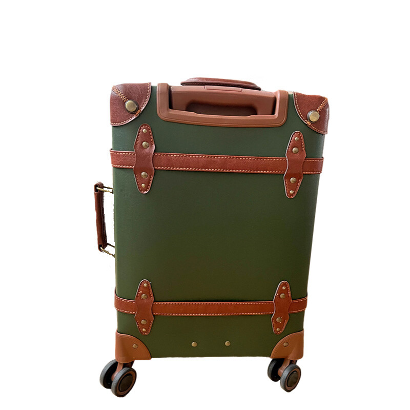 Vintage PU Leather Suitcase fo - Retro Vintage Trunk Suitcase review and price