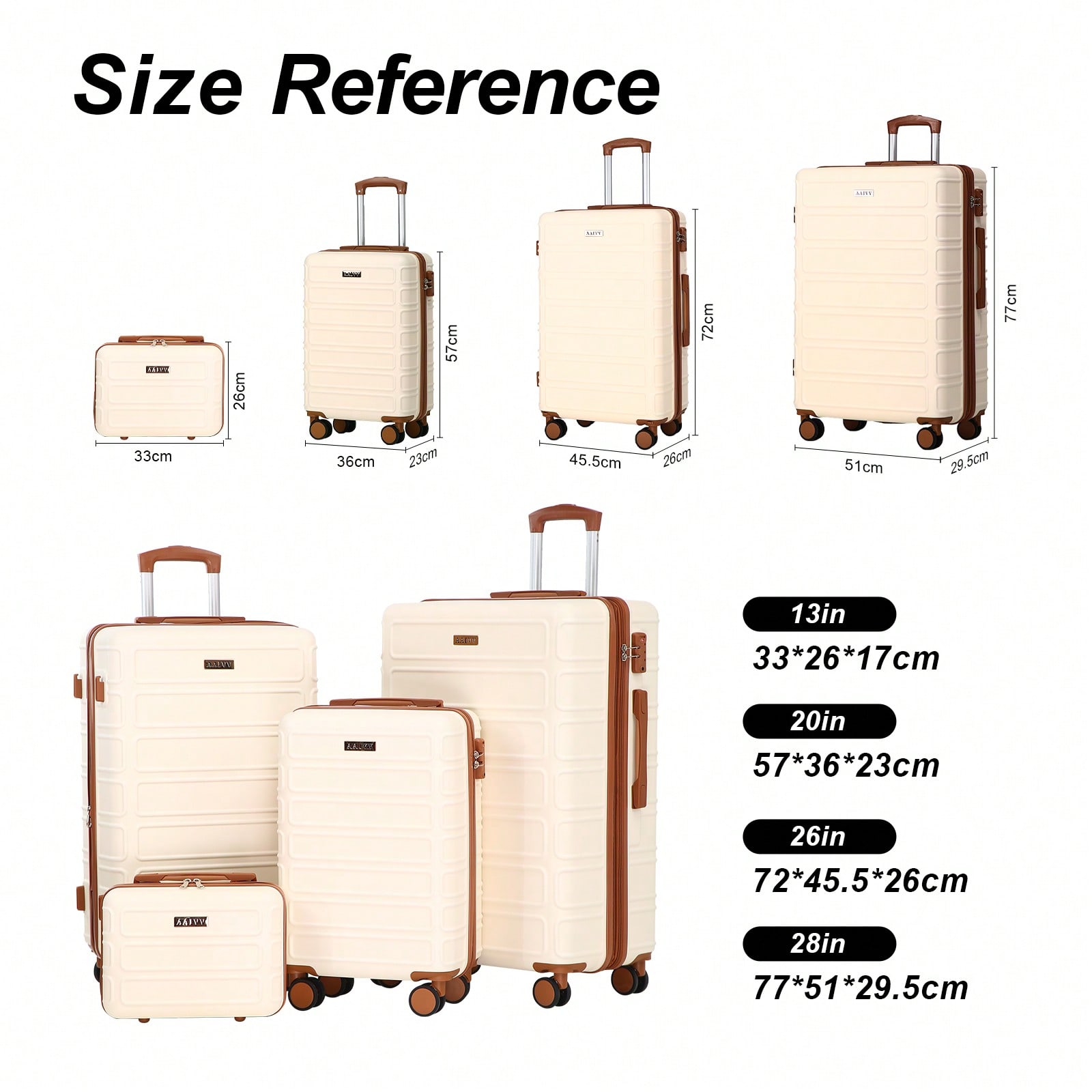 4-In-1 Expandable ABS Luggage  - Expandable Hard Shell Luggage Set review and price