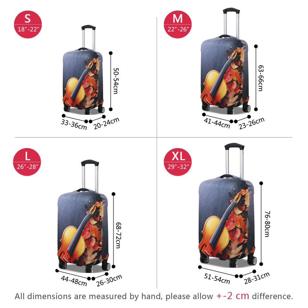 Women's Custom Cartoon Print L - Waterproof Suitcase Cover Protector review and price