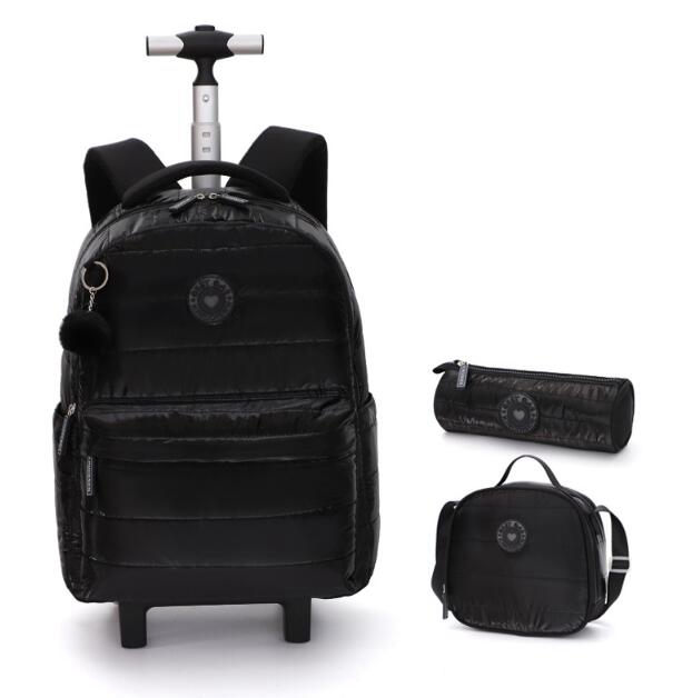18 inch School Wheeled backpac - Foldable Rolling Luggage Bag review and price
