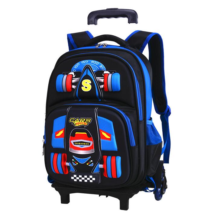 kids School Rolling backpack   - Foldable Rolling Luggage Bag review and price