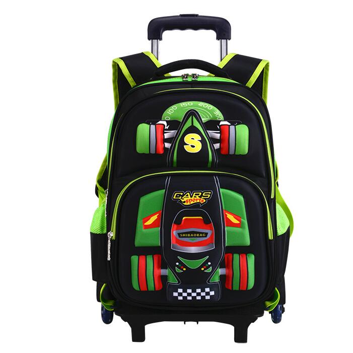 kids School Rolling backpack   - Foldable Rolling Luggage Bag review and price