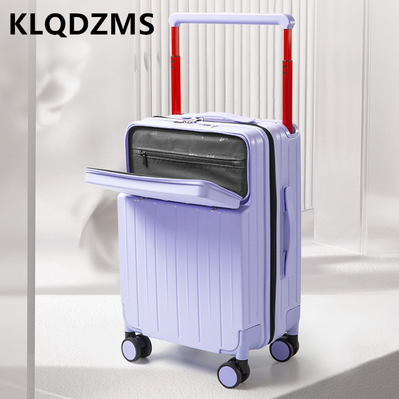 KLQDZMS 24 Inch Luggage Compar - Front Opening Laptop Luggage 24 Inch review and price