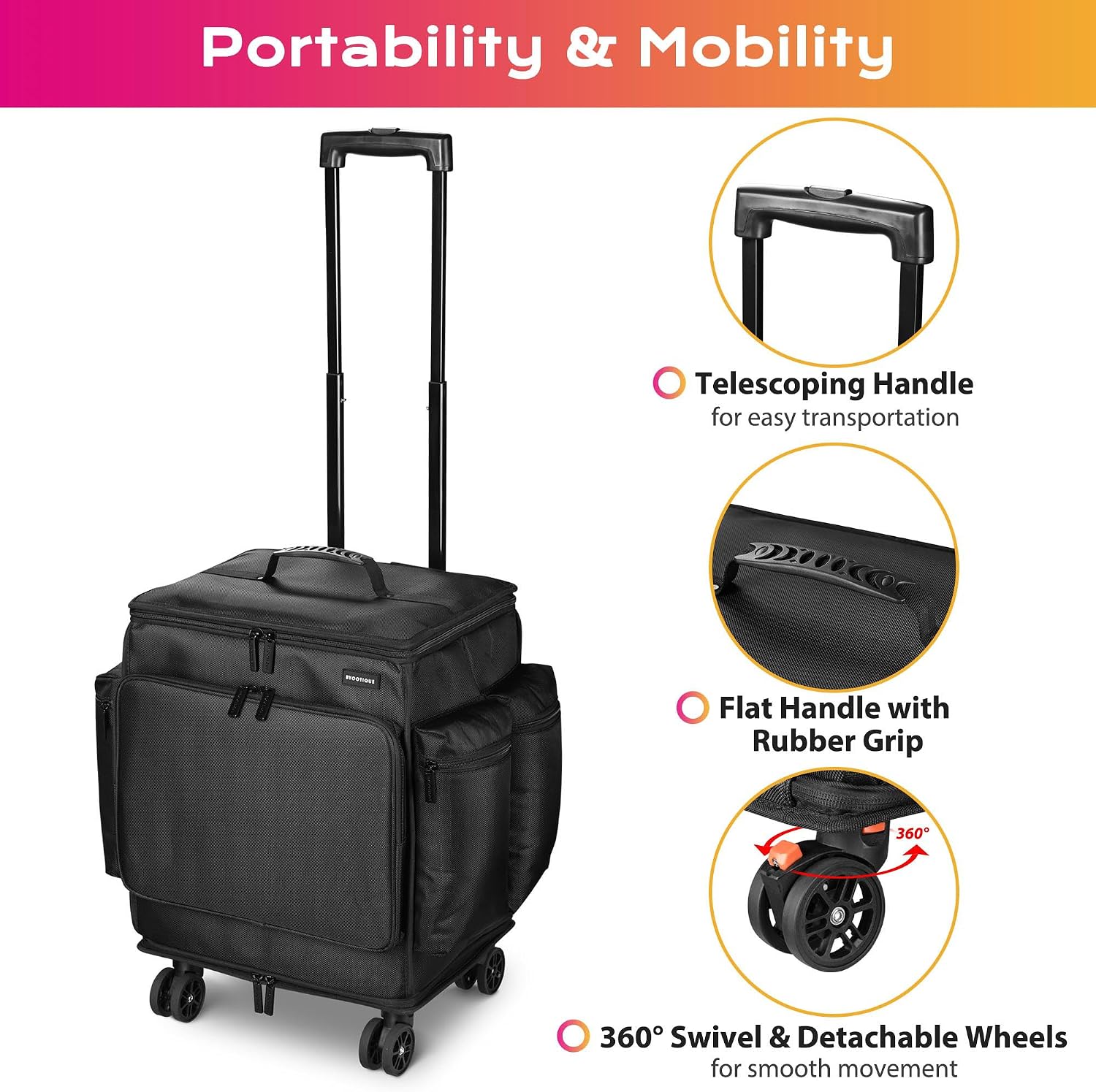 Soft Sided Rolling Makeup Trai - Backpacks review and price