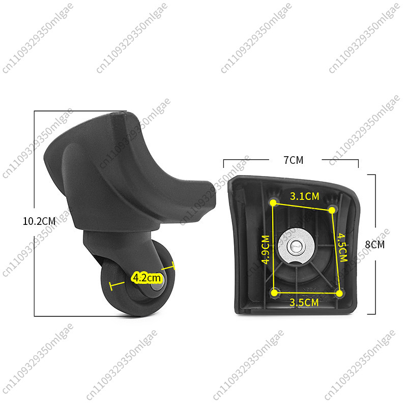 Luggage Replacement Wheel ZD24 - Silent Replacement Luggage Wheels review and price