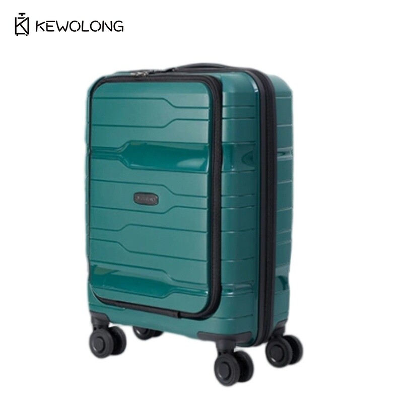 20 Inch Front Opening Carry On - Cabin Size Lightweight Travel Trolley review and price