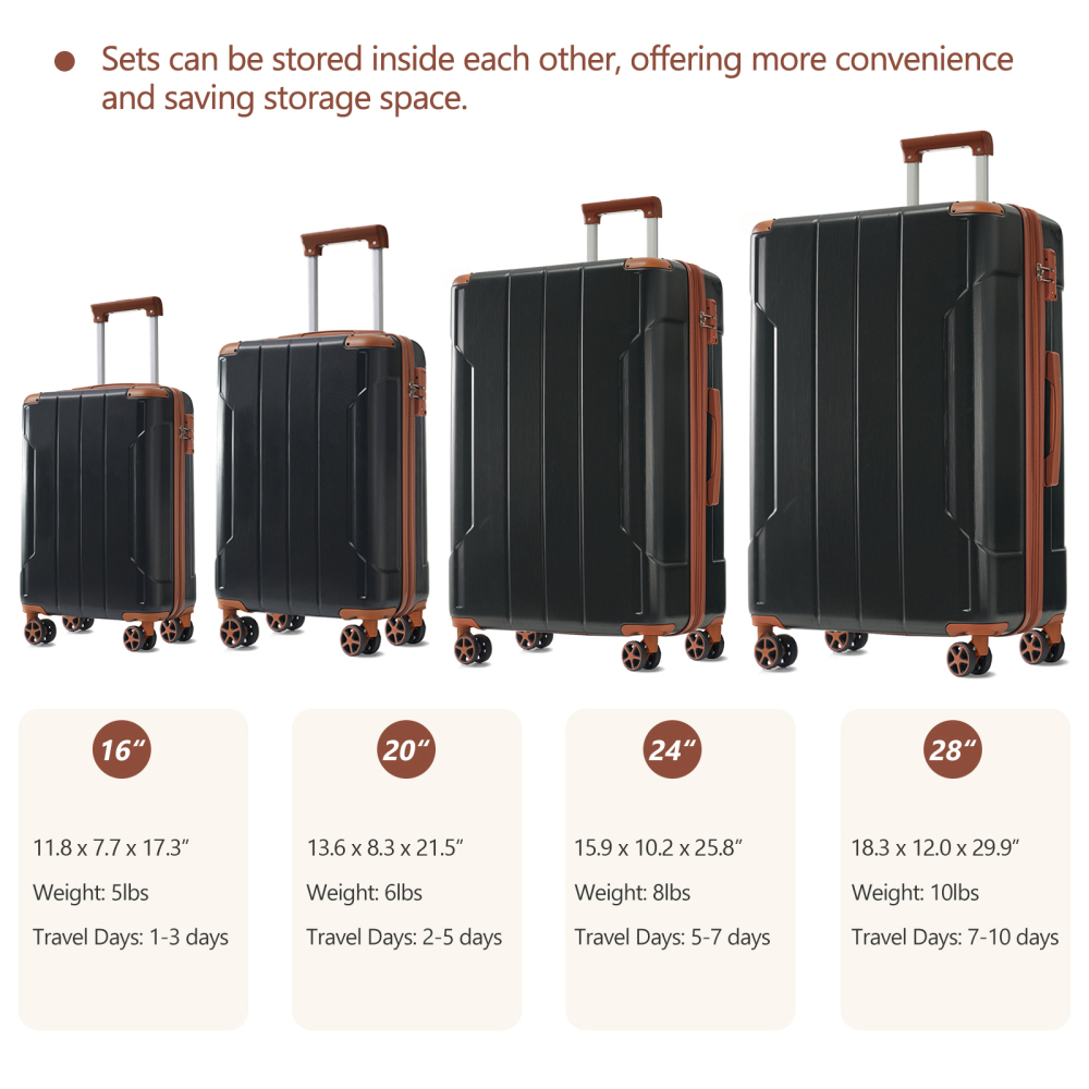 Hardshell Luggage Sets 6 Piece - Expandable Hard Shell Luggage Set review and price