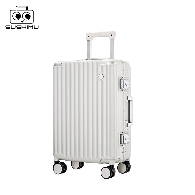 sushimu Suitcase  Travel Suitc - Aluminum Frame Carry On Luggage review and price