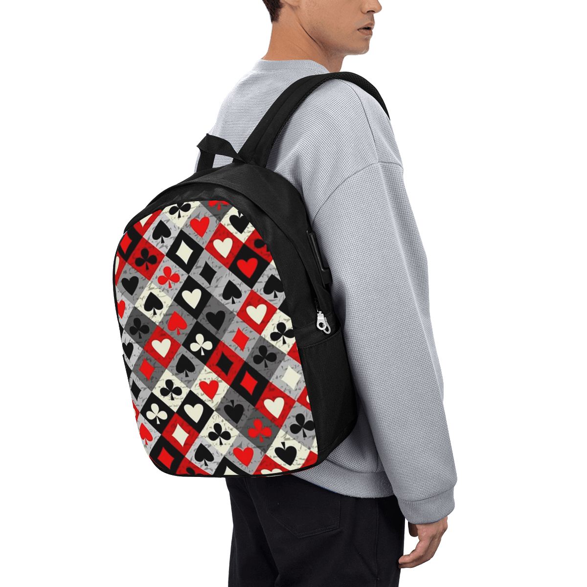 Playing Cards Poker Print Back - Backpacks review and price