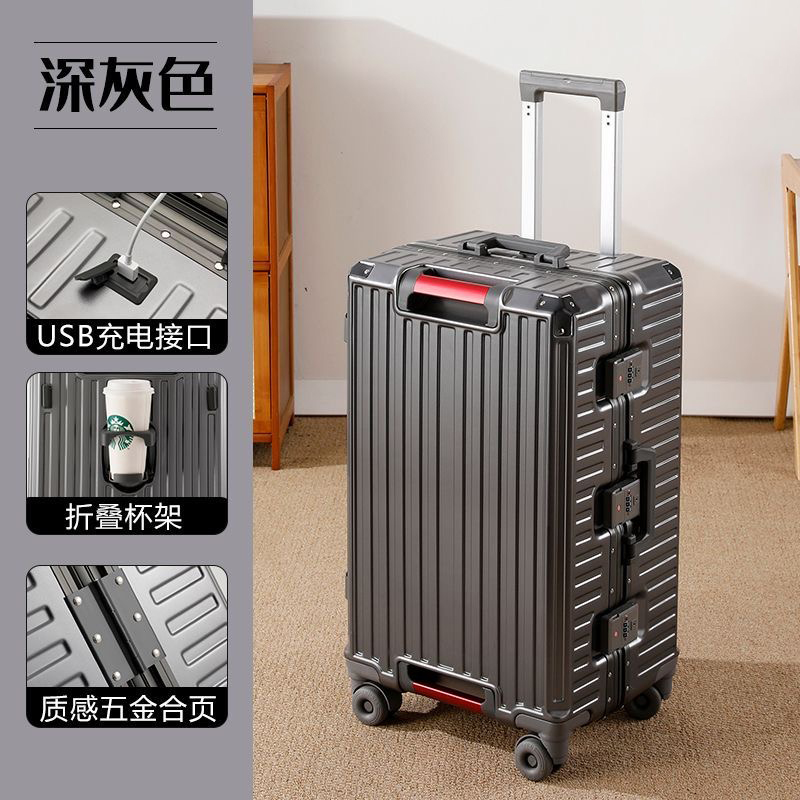 Large Size Travel Suitcase Alu - Aluminum Frame Carry On Luggage review and price
