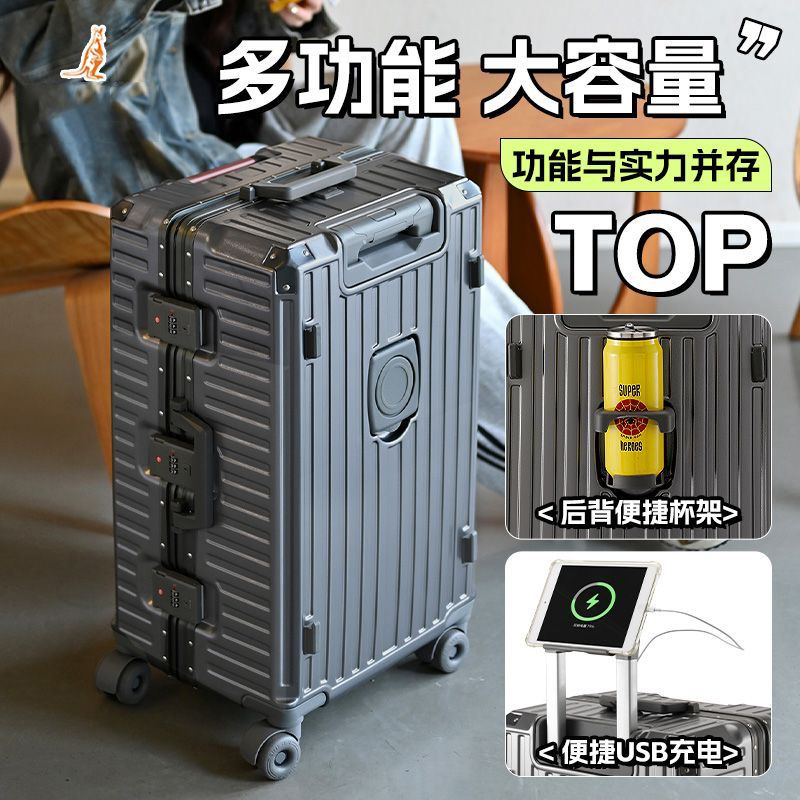 Large Size Travel Suitcase Alu - Aluminum Frame Carry On Luggage review and price