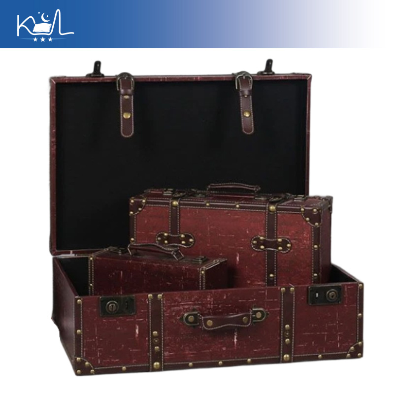 Vintage Red Decorative Suitcas - Retro Vintage Trunk Suitcase review and price