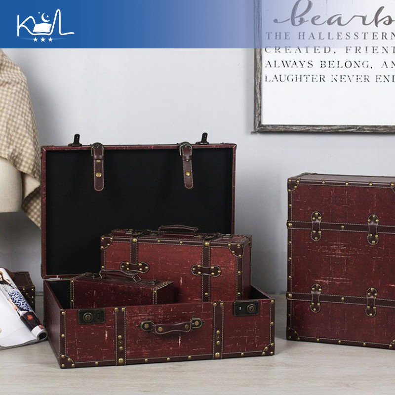 Vintage Red Decorative Suitcas - Retro Vintage Trunk Suitcase review and price