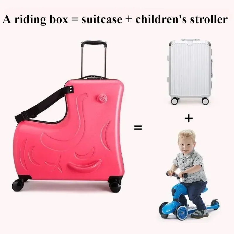 Kids Ride On Suitcase with Whe - Kids Ride On Suitcase Scooter review and price