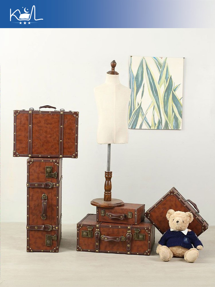 Vintage Brown Decorative Suitc - Retro Vintage Trunk Suitcase review and price