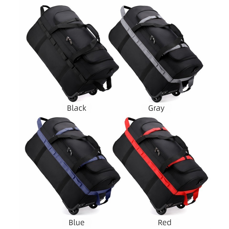 Heavy-Duty Wheeled Duffel Bag  - Foldable Rolling Luggage Bag review and price