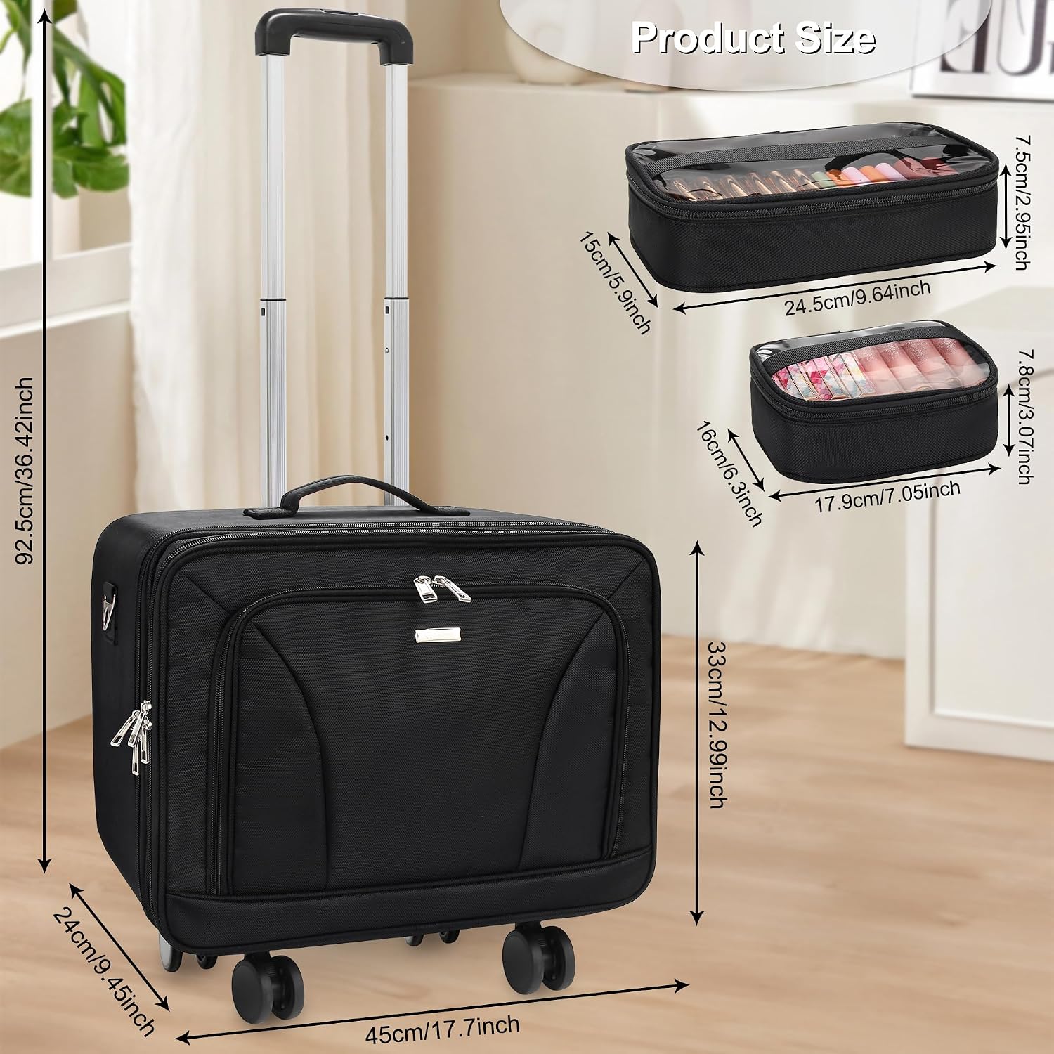 Extra Large Rolling Makeup Tra - Travel Bags review and price