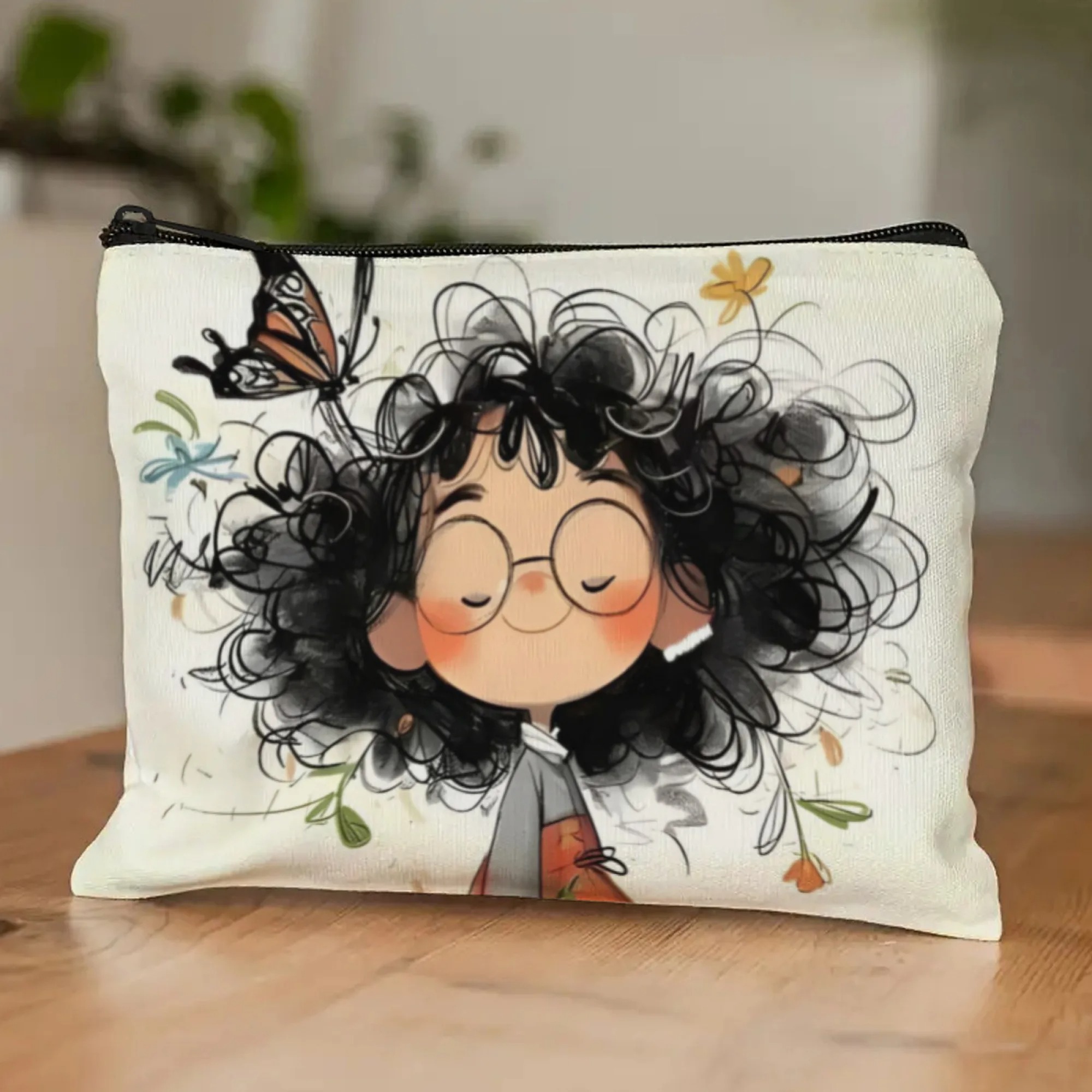 Cartoon Girl Makeup Bag Zipper - Cosmetic Bags review and price