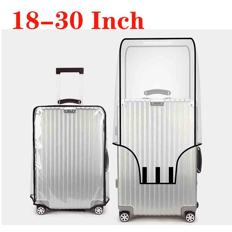 18-30 Inch Suitcase PVC Cover  - Luggage Protective Cover Transparent review and price