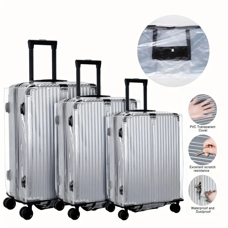 18-30 Inch Suitcase PVC Cover  - Luggage Protective Cover Transparent review and price